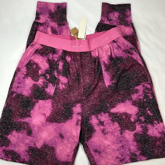 NEW! Pink by Victoria’s Secret Women’s Jogger PJ Lounge Pants Pink Size S - Picture 2 of 7